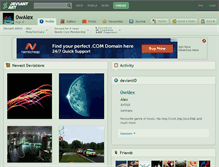Tablet Screenshot of 0walex.deviantart.com