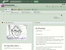 Tablet Screenshot of princesszyrtec.deviantart.com
