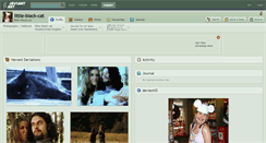 Desktop Screenshot of little-black-cat.deviantart.com