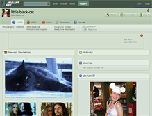 Tablet Screenshot of little-black-cat.deviantart.com