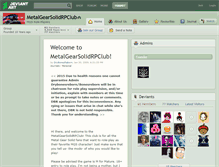 Tablet Screenshot of metalgearsolidrpclub.deviantart.com
