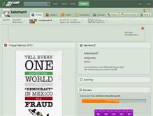 Tablet Screenshot of katomanx.deviantart.com