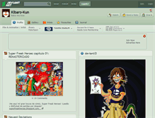 Tablet Screenshot of kibaro-kun.deviantart.com