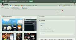 Desktop Screenshot of iamsyn.deviantart.com