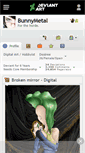 Mobile Screenshot of bunnymetal.deviantart.com