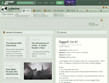 Tablet Screenshot of lydianime.deviantart.com