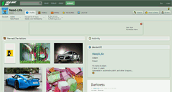 Desktop Screenshot of need-life.deviantart.com