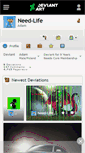 Mobile Screenshot of need-life.deviantart.com