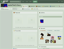 Tablet Screenshot of jackiethecs-fans.deviantart.com