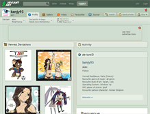 Tablet Screenshot of kenjy93.deviantart.com