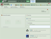 Tablet Screenshot of domrealta.deviantart.com