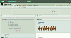 Desktop Screenshot of llama-points.deviantart.com