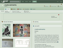 Tablet Screenshot of crushcrushniamhy.deviantart.com