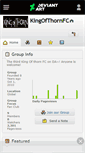 Mobile Screenshot of kingofthornfc.deviantart.com