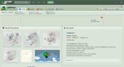 Desktop Screenshot of leptonyx.deviantart.com