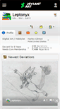 Mobile Screenshot of leptonyx.deviantart.com