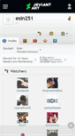 Mobile Screenshot of esin251.deviantart.com
