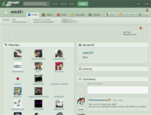 Tablet Screenshot of esin251.deviantart.com