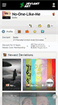 Mobile Screenshot of no-one-like-me.deviantart.com