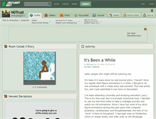 Tablet Screenshot of n0trust.deviantart.com