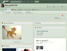 Tablet Screenshot of kovu-x-kiara-club.deviantart.com