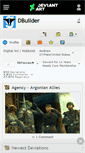 Mobile Screenshot of dbuilder.deviantart.com