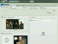 Tablet Screenshot of dbuilder.deviantart.com