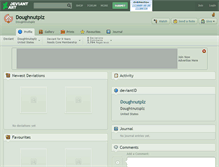 Tablet Screenshot of doughnutplz.deviantart.com