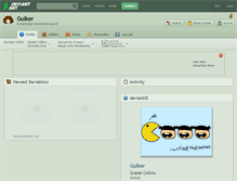 Tablet Screenshot of gulker.deviantart.com