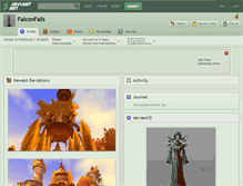 Tablet Screenshot of falconfalls.deviantart.com