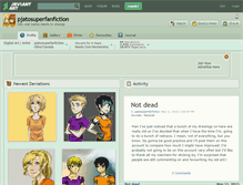 Tablet Screenshot of pjatosuperfanfiction.deviantart.com