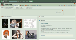 Desktop Screenshot of criticalthreat.deviantart.com