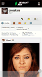 Mobile Screenshot of crosskins.deviantart.com