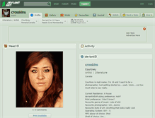 Tablet Screenshot of crosskins.deviantart.com