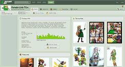 Desktop Screenshot of female-link-tg.deviantart.com