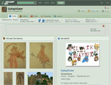 Tablet Screenshot of epitapheater.deviantart.com