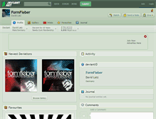 Tablet Screenshot of formfieber.deviantart.com