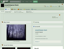 Tablet Screenshot of amarieveanne-stock.deviantart.com