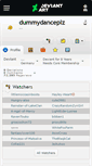 Mobile Screenshot of dummydanceplz.deviantart.com