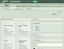 Tablet Screenshot of aoooo.deviantart.com