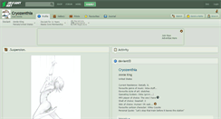 Desktop Screenshot of cryozenthia.deviantart.com