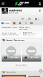 Mobile Screenshot of madwelet.deviantart.com