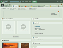 Tablet Screenshot of madwelet.deviantart.com