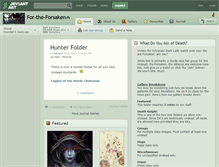 Tablet Screenshot of for-the-forsaken.deviantart.com