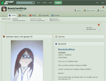 Tablet Screenshot of beautysandninja.deviantart.com