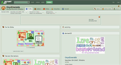 Desktop Screenshot of onyxemeralds.deviantart.com
