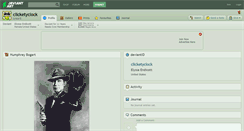 Desktop Screenshot of clicketyclock.deviantart.com