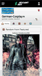 Mobile Screenshot of german-cosplay.deviantart.com