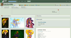 Desktop Screenshot of coco-fan-artists.deviantart.com