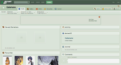 Desktop Screenshot of galamane.deviantart.com